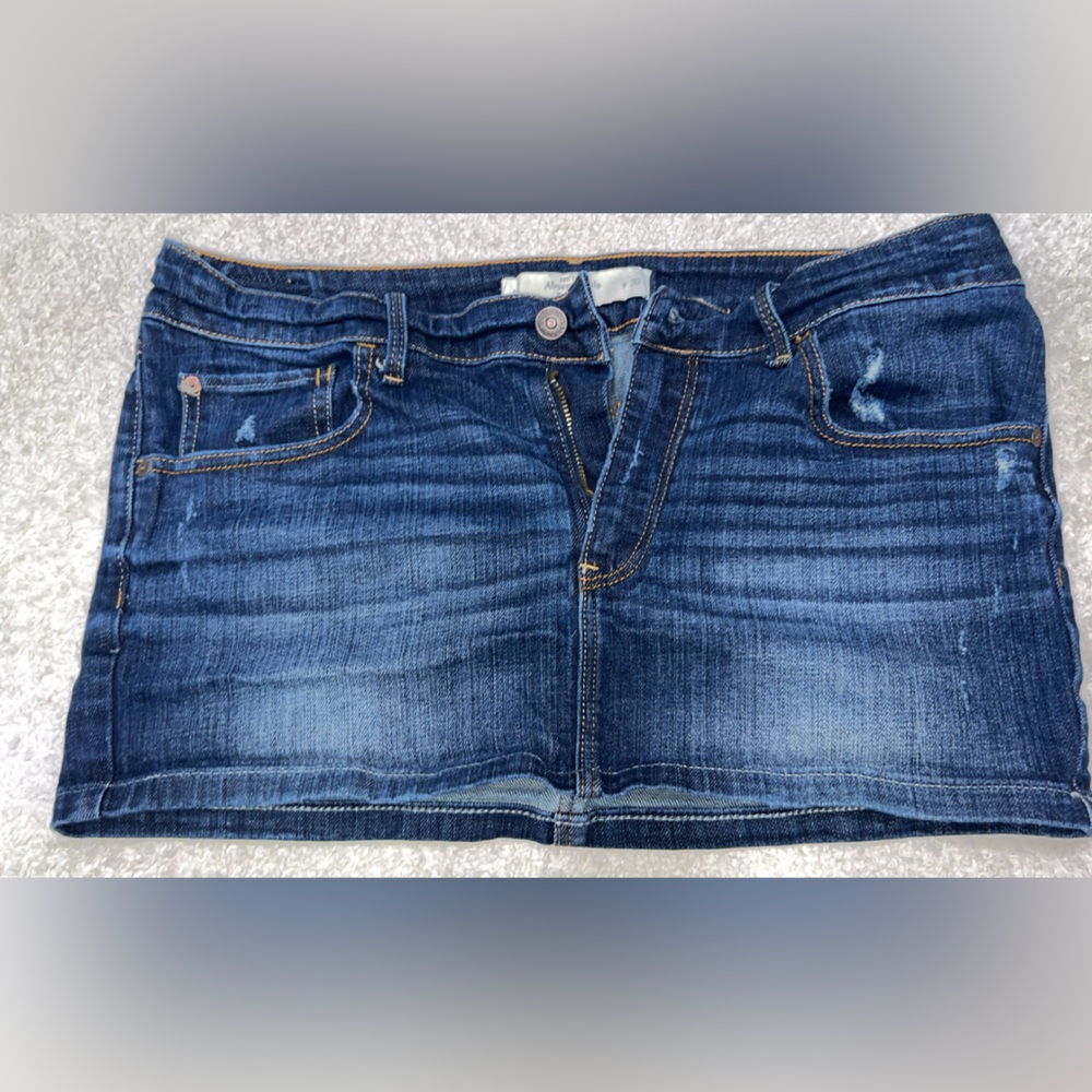 Abercrombie & Fitch Dark Blue Mini Skirt